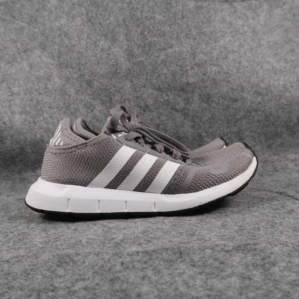 Adidas Shoes Youth 5 Sneakers Athletic Trainers Swift Run Walk Grey White Sport